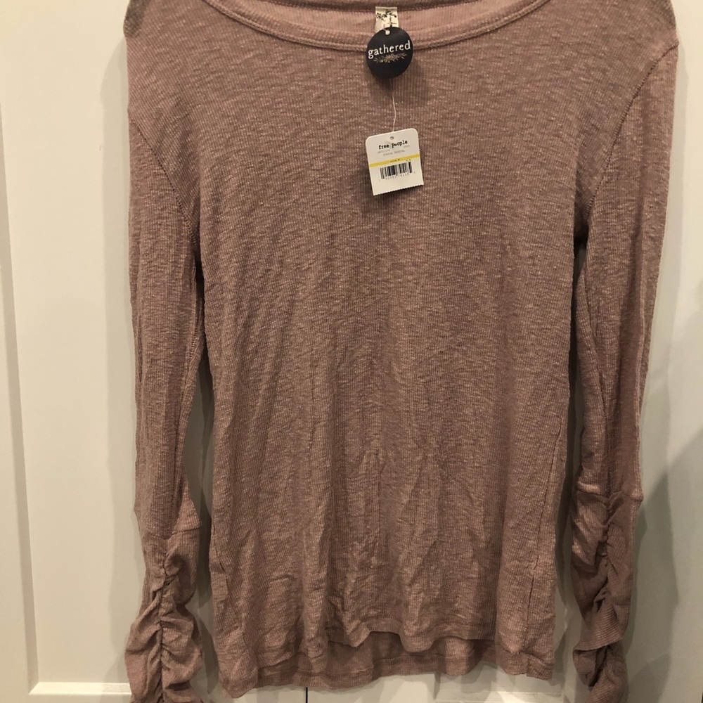 Free People Scrunched Long Sleeve